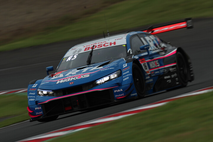 GT500クラスポールポジションはARTA MUGEN CIVIC TYPE R-GT #16（大津弘樹／佐藤蓮）