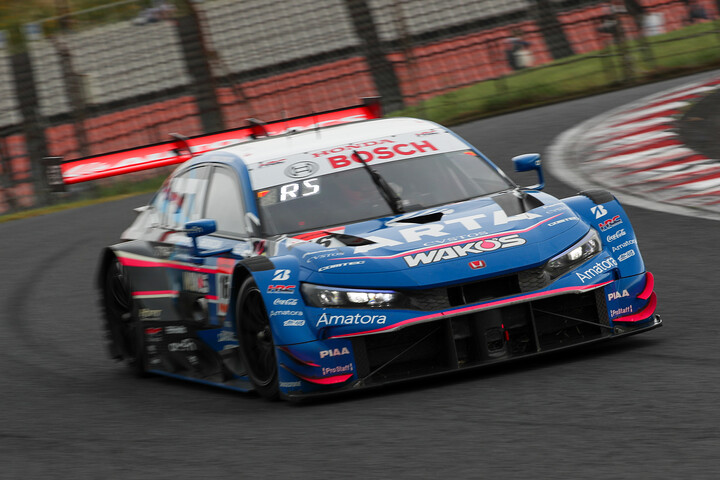 公式練習: GT500クラス3位はARTA MUGEN CIVIC TYPE R-GT #16（大津弘樹／佐藤蓮）