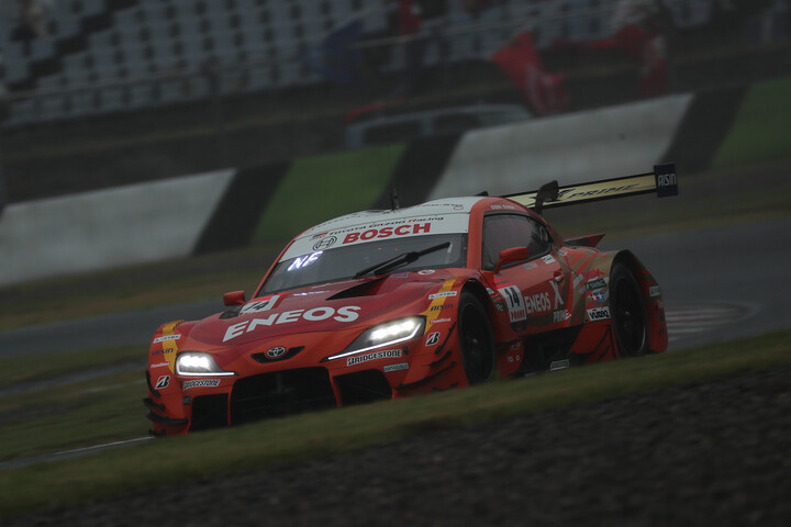 GT500クラス予選3位は