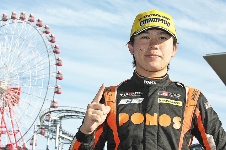 2位に入りチャンピオンを決めた梅垣清（TOM'S FORMULA）