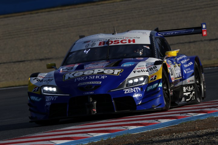 GT500クラスポールポジションはKeePer CERUMO GR Supra（石浦宏明／大湯都史樹）