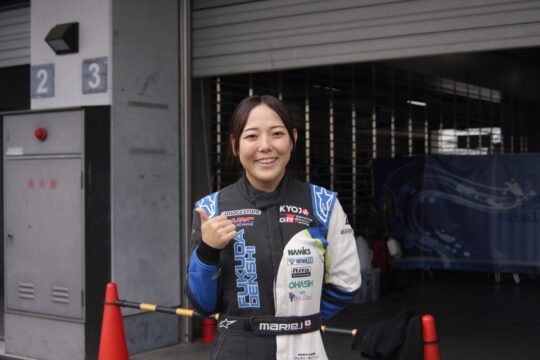 予選13位の岩岡万梨恵（FUKUDA racing）