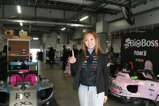 ポールポジションの下野璃央（Dr.Dry with ITOCHUENEX WECARS TEAM IMPUL）