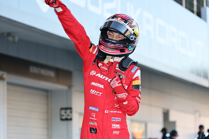 優勝した野尻智紀（TEAM MUGEN）