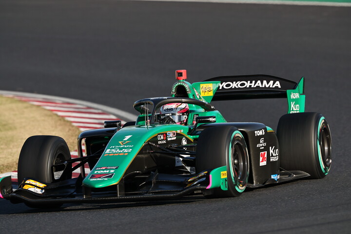 坪井翔（VANTELIN TOM'S SF23）は8位に終わりチャンピオン獲得ならず