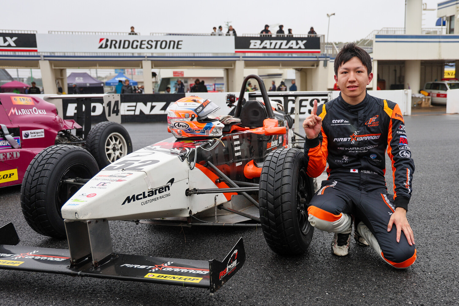 第7戦筑波決勝 切替悠喜が待望の初優勝 ポールシッター津田充輝が