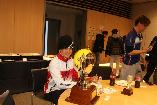 優勝した箕浦稜己