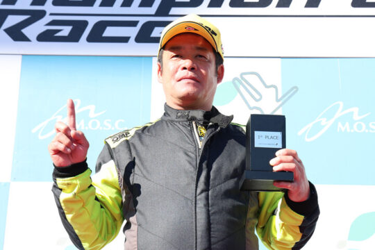 優勝した柿沼一峰(G/P@恵比寿NUTEC制動屋アラゴスタVITA)