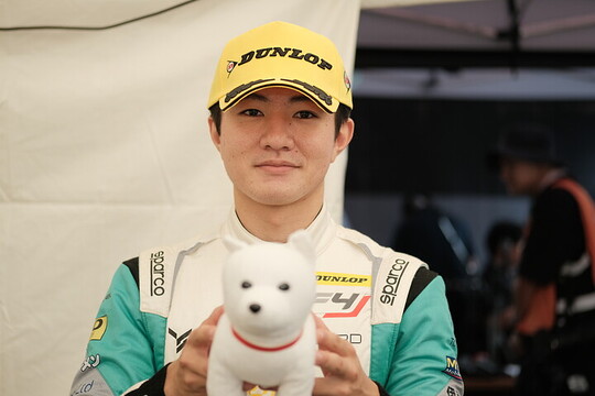 優勝した佐藤樹（HYDRANGEA Kageyama Racing）