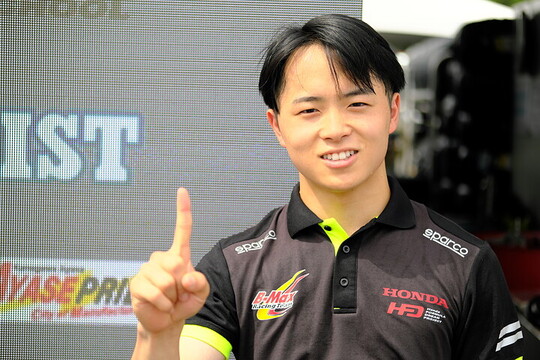 第6戦、第7戦ともポールポジションの新原光太郎（HFDP with B-Max Racing）