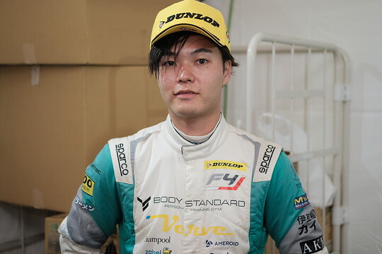 決勝3位の白崎稜（HYDRANGEA kageyama Racing）