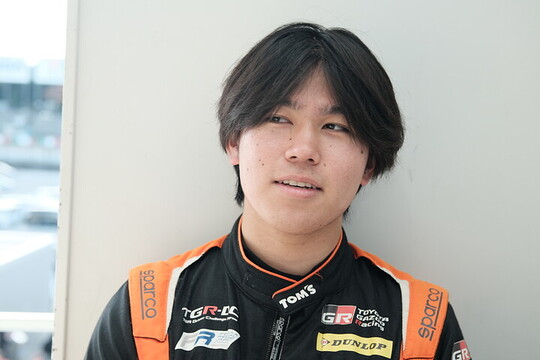 決勝3位の梅垣清(TOM\'S FORMULA) 決勝3位の梅垣清(TOM\'S FORMULA)