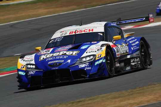 レース1: GT500クラス予選3位は大湯都史樹（KeePer CERUMO GR Supra）