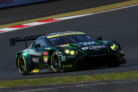 レース2公式練習: GT300クラストップタイムは藤井誠暢（D\'station Vantage GT3）