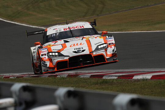レース2: GT500クラス予選2位は山下健太（au TOM\'S GR Supra）