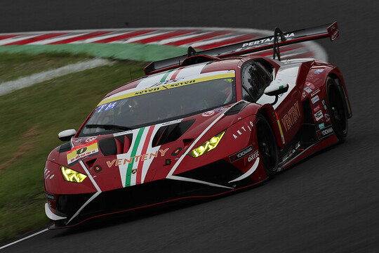 GT300クラス予選3位はVENTENY Lamborghini GT3（小暮卓史／元嶋佑弥）