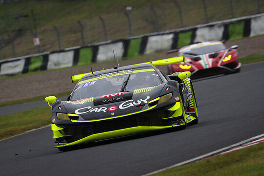 GT300クラス決勝2位はCARGUY FERRARI 296 GT3（ザック・オサリバン／小林利徠斗／澤圭太）