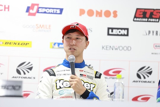 予選記者会見: GT500クラスでポールポジションを獲得した石浦宏明（TGR TEAM KeePer CERUMO）