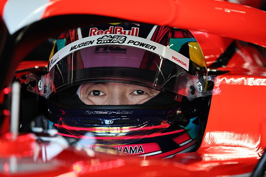 ポールポジションの野尻智紀（TEAM MUGEN）