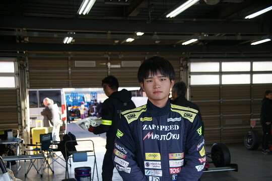 予選3位の松原将也（ZAP MARUTOKU 10V ED）