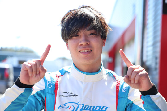 ポールポジションを格闘した山岡宗磨（Drago CORSE）