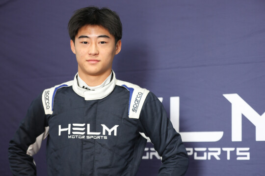 ポールポジションの小熊孝誠（HELM MOTORSPORTS）