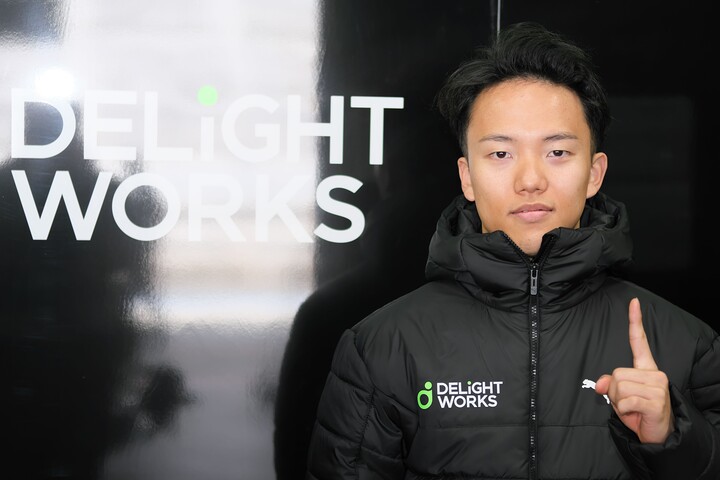 第1戦でポールポジションを獲得した三井優介（DELiGHTWORKS RACING）