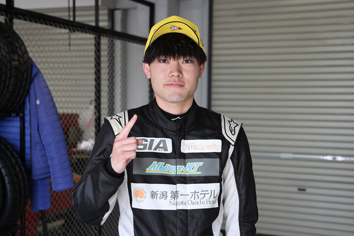 優勝した小林留魁（アルビ新潟第一ホテルGIA ED）