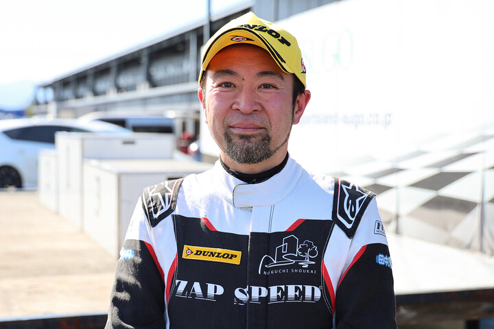 決勝5位、ジェントルマンクラス優勝の野口伸周（野口商會ZAP 10V ED）