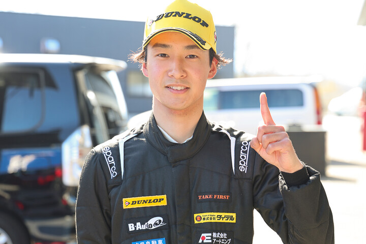 優勝した大川烈弥（B-Auto&TAKE FIRST）