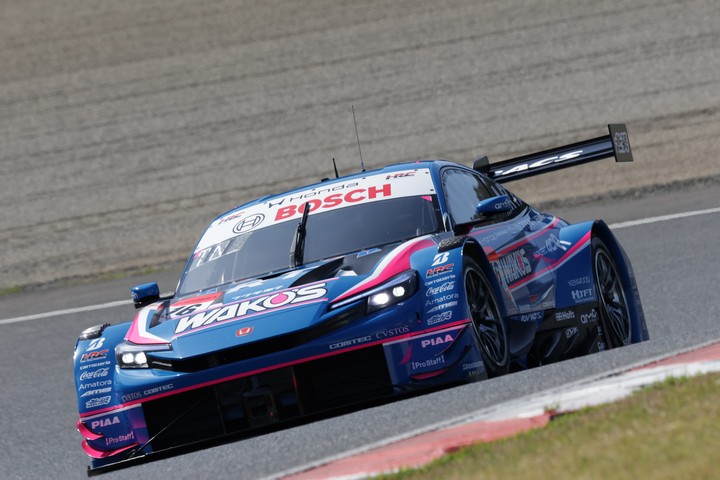 公式練習：GT500クラス3位は#16 ARTA MUGEN HRC PRELUDE-GT（野尻智紀／佐藤蓮）