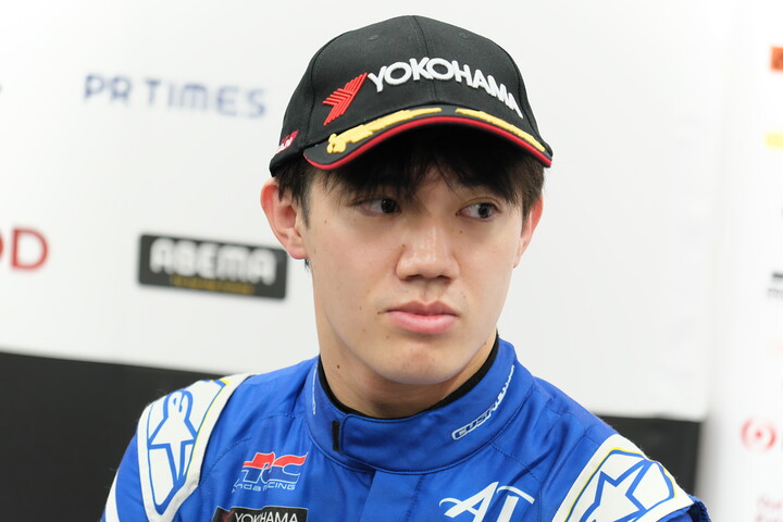予選記者会見：3位の野村勇斗（San-Ei Gen with B-Max）
