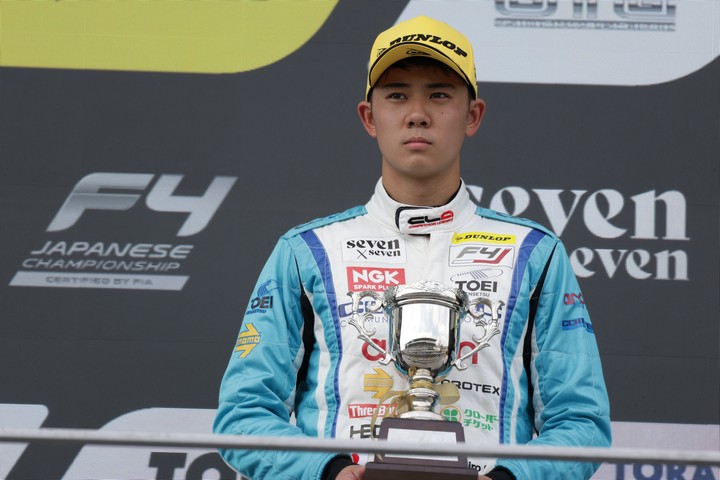 チャンピオンクラス：決勝3位の塩田惣一朗（Bionic Jack Racing）