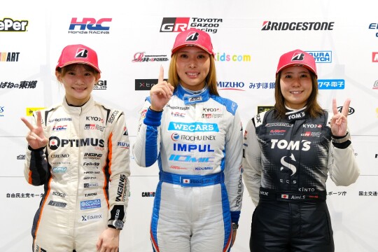 ファイナルフォトセッション:トップ3のドライバーたち