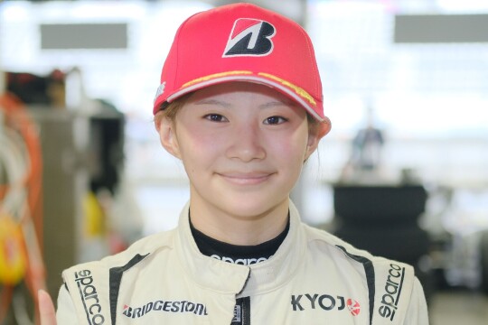 ポールポジションを獲得した富下李央菜(INGING MOTORSPORT)