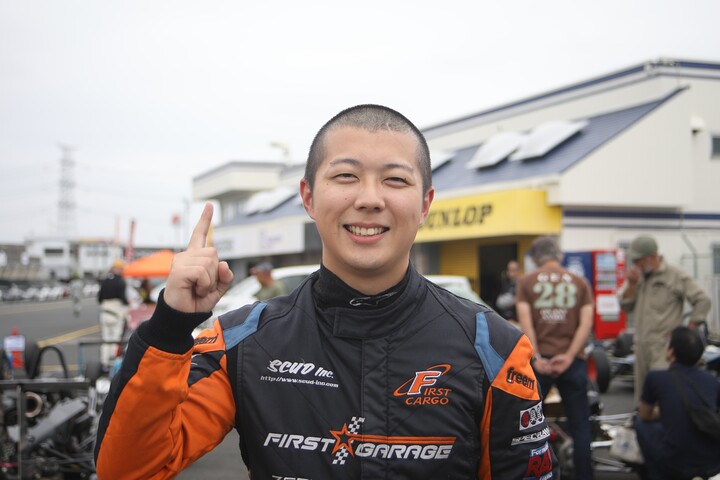 FJ1500：ポールポジションの石井大雅（ファーストガレージKK-F）