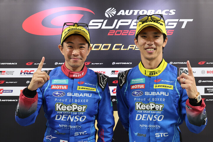 予選フォトセッション：GT300クラスのポールシッター