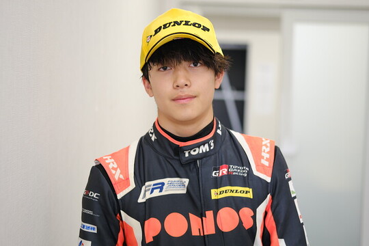 決勝3位の三浦柚貴(TOM\'S TGR-DC) 決勝3位の三浦柚貴(TOM\'S TGR-DC)