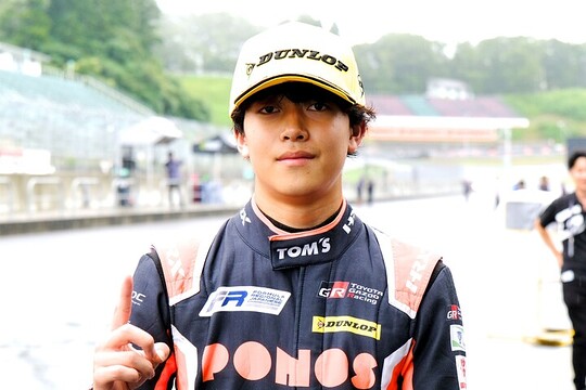 優勝した三浦柚貴（TOM\'S TGR-DC）