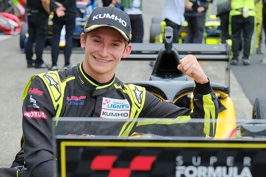 優勝したエヴァン・ジルテール（B-MAX RACING TEAM）