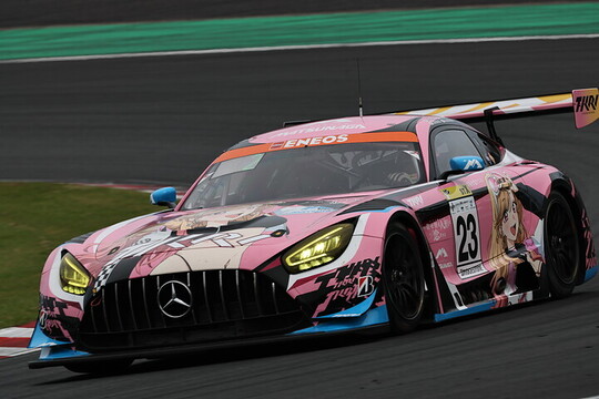 ST-Xクラス決勝2位は23号車TKRI松永建設AMG GT3（DAISUKE／片岡龍也／中山友貴／元嶋佑弥）