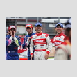 GT500クラス優勝の平手晃平・立川祐路と同2位の柳田真孝・ロニー・クインタレッリ