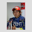 予選記者会見: GT500クラスポールポジションの平手晃平（ZENT CERUMO SC430）