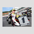 チャンピオンクラス：優勝した白崎稜（HYDRANGEA Kageyama Racing）
